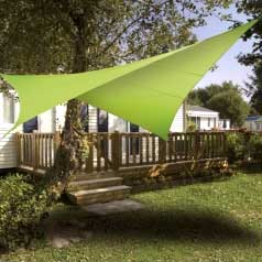 Lona parasol impermeable cuadrada - verde anís